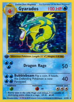 Base Set Gyarados card